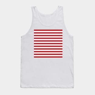 Red White Stripes Tank Top